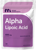 Micro Ingredients Alpha Lipoic Acid softgels front view