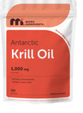 Micro Ingredients Antarctic Krill Oil 1000mg softgel front view