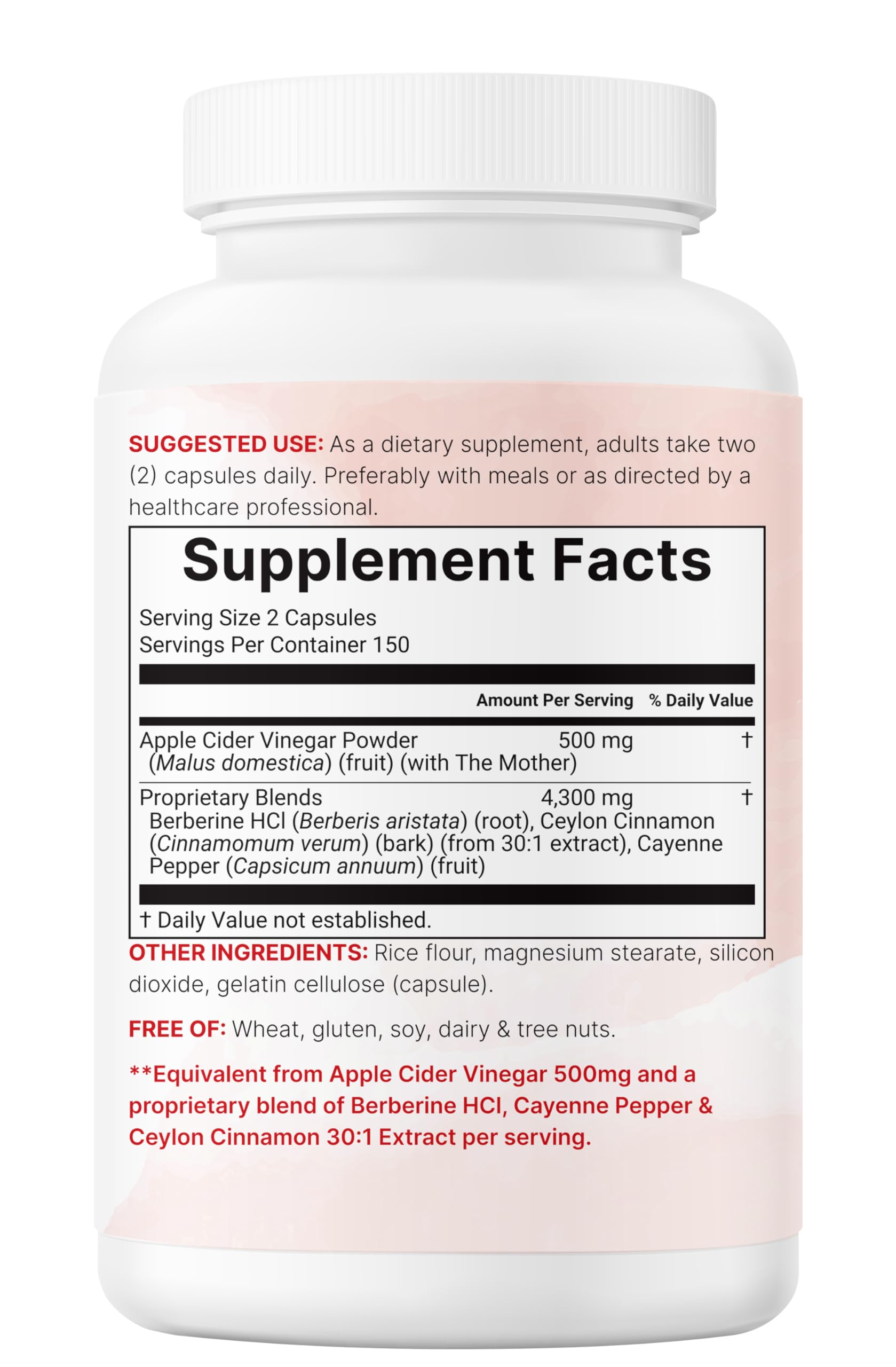 Micro Ingredients Apple Cider Vinegar 4-in-1 Supplement with measuring spoon