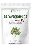 Micro Ingredients Ashwagandha Complex softgels front view