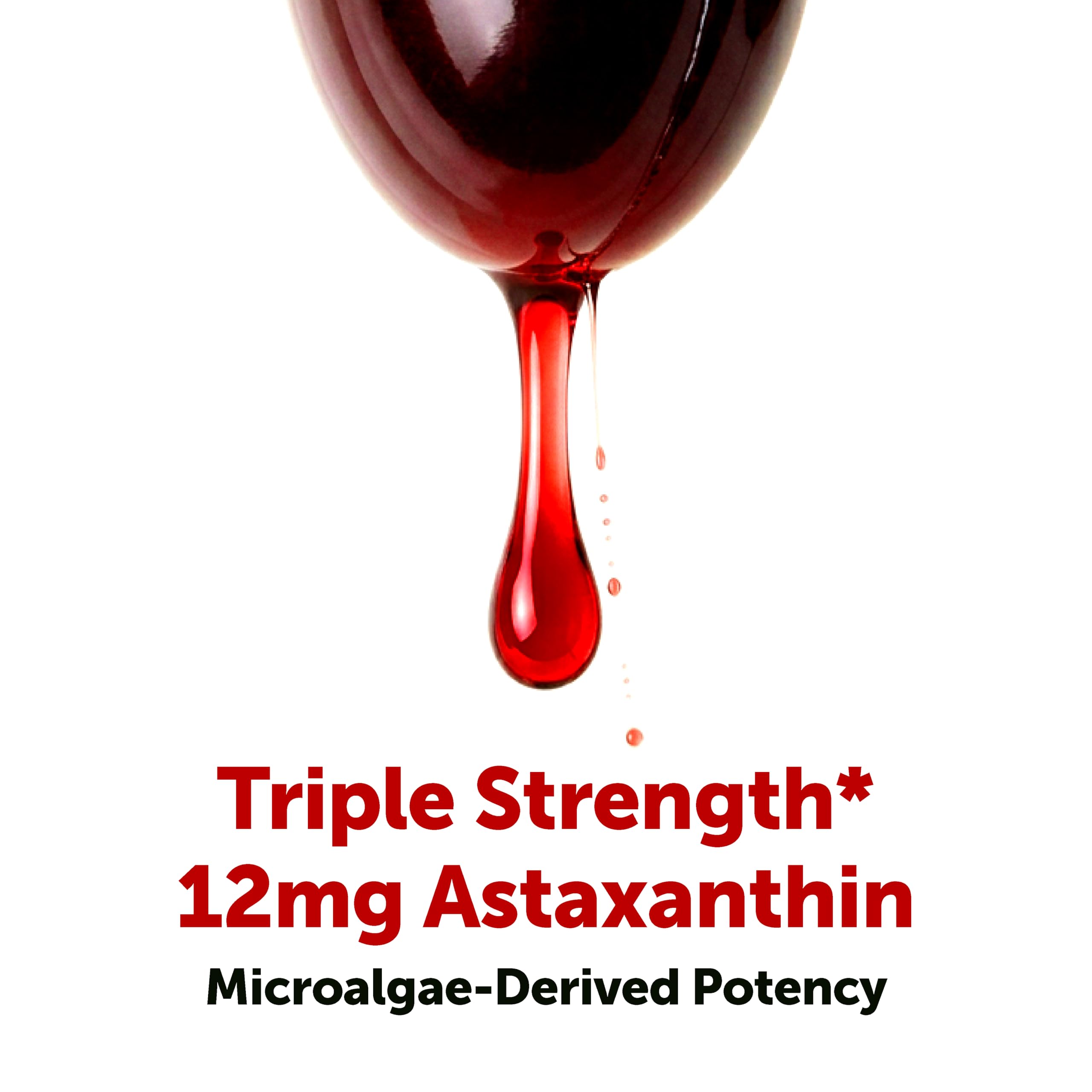 Micro Ingredients Astaxanthin 12mg softgels with MCT oil