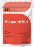 Micro Ingredients Astaxanthin 24mg softgels front view
