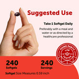 Micro Ingredients Astaxanthin 6mg softgels back view