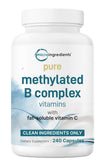 Micro Ingredients B Complex Vitamins 240 capsules front view