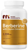 Micro Ingredients Berberine with Ceylon Cinnamon bottle front view