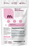 Micro Ingredients Biotin & Hyaluronic Acid Softgels back view
