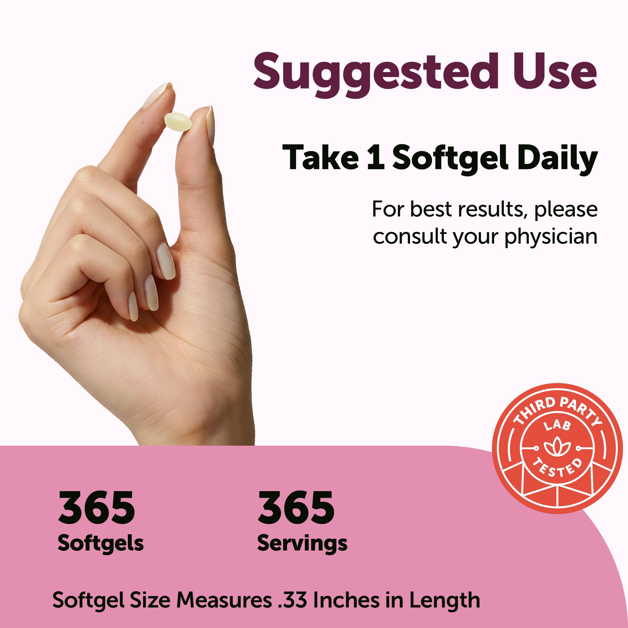 Micro Ingredients Biotin & Hyaluronic Acid Softgels close-up