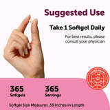 Micro Ingredients Biotin & Hyaluronic Acid Softgels close-up