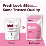 Micro Ingredients Biotin & Hyaluronic Acid Softgels side view