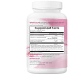 Micro Ingredients Blood+ Advanced Iron Supplement back view of bottle