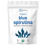 Micro Ingredients Blue Spirulina Powder front view packaging