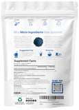 Micro Ingredients Blue Spirulina Powder scoop with blue powder