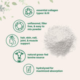 Micro Ingredients Bovine Collagen Peptide Powder 1lb in a smoothie