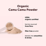 Micro Ingredients Camu Camu Berry Powder scoop with powder