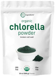 Micro Ingredients Chlorella Powder 20oz front view