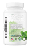 Micro Ingredients Chlorophyll Complex 240 veggie capsules displayed with herbs