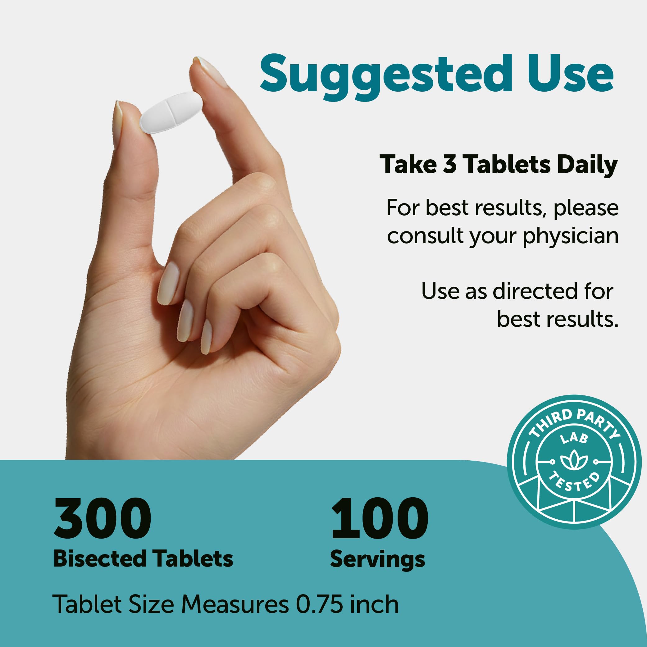 Micro Ingredients Chondroitin 300 bisected tablets in pouch