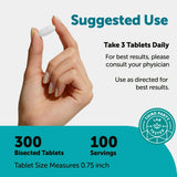 Micro Ingredients Chondroitin 300 bisected tablets in pouch