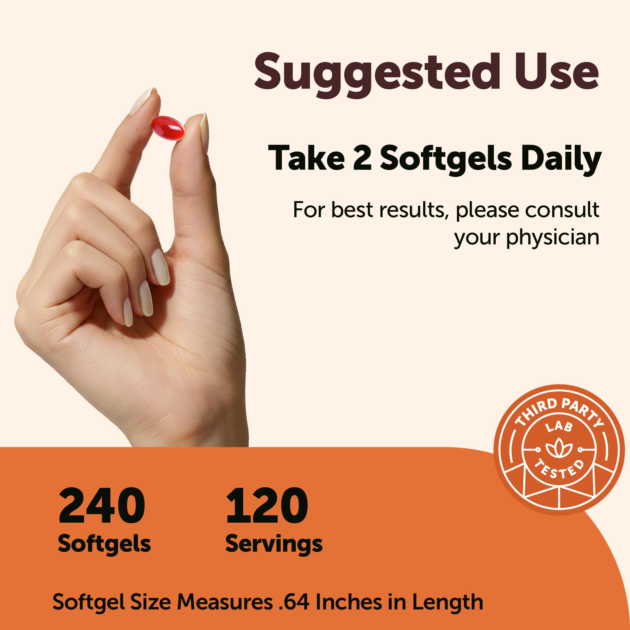 Micro Ingredients CoQ10 Softgels 200mg close-up of softgel
