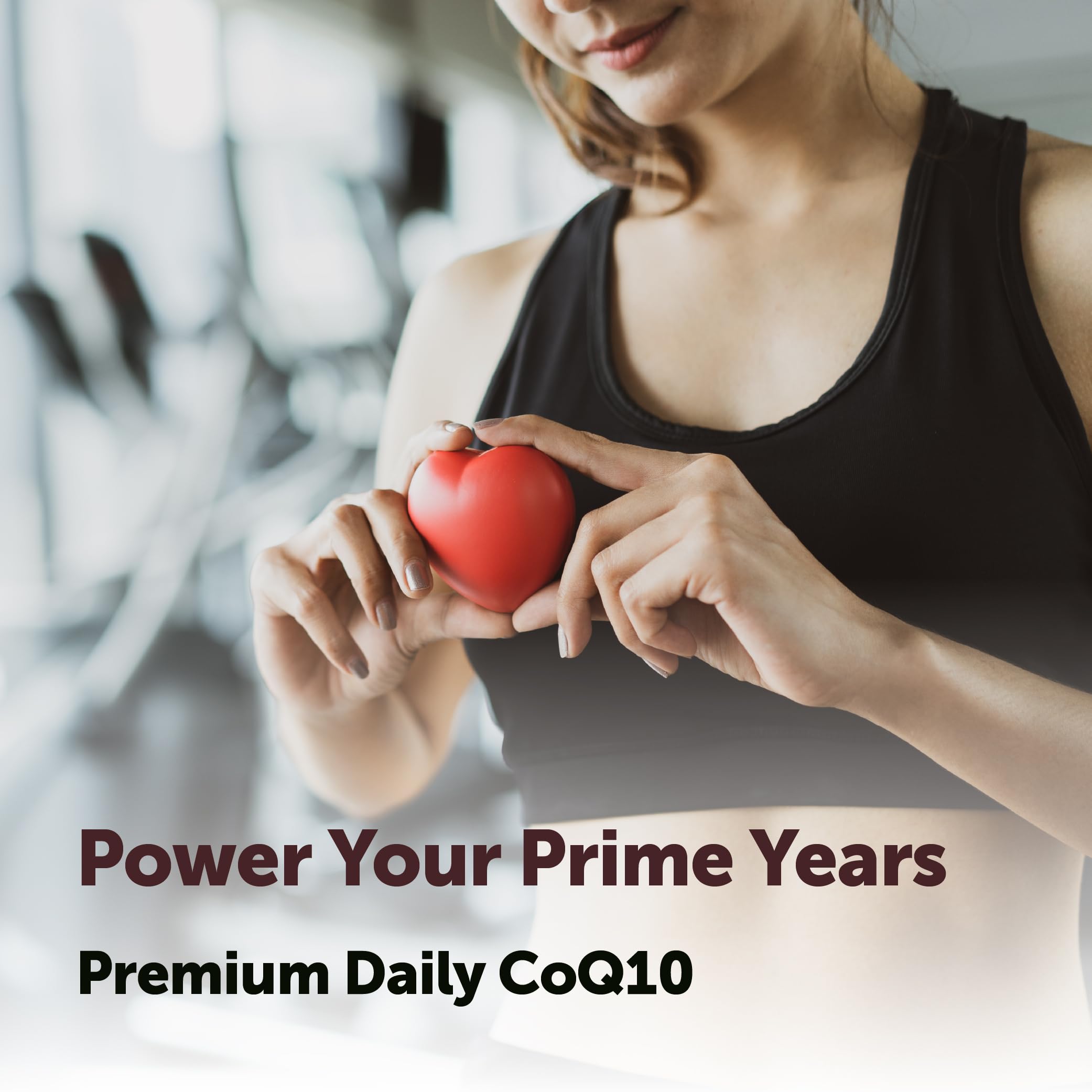 Micro Ingredients CoQ10 Softgels 200mg softgel in hand