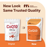 Micro Ingredients CoQ10 Softgels 240 count packaging