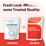 Micro Ingredients Creatine Monohydrate Powder 499g back view