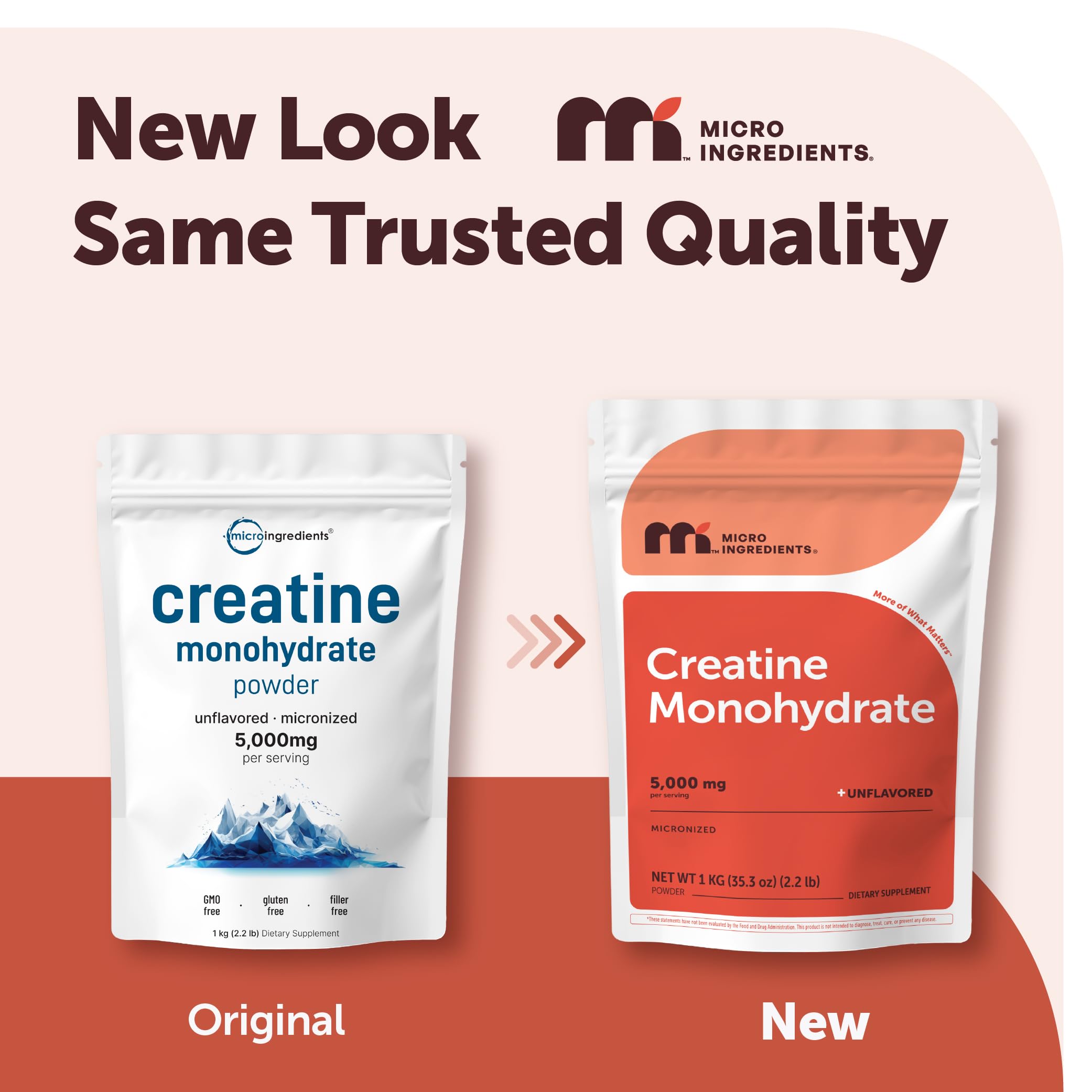 Micro Ingredients Creatine Monohydrate Powder 998g back view