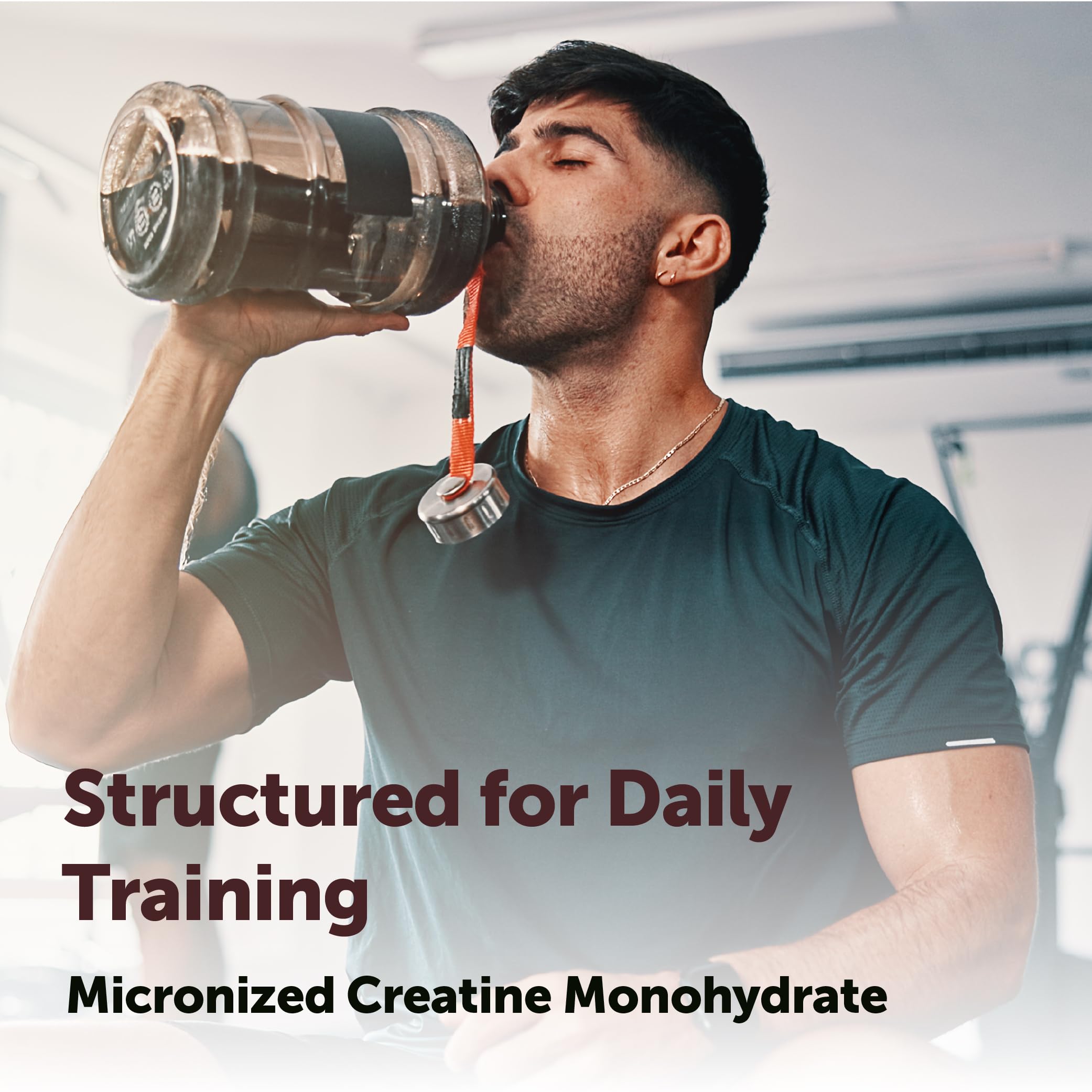 Micro Ingredients Creatine Monohydrate Powder in a shaker