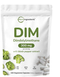 Micro Ingredients DIM Supplement 240 veggie capsules front view