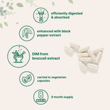Micro Ingredients DIM Supplement on a wooden table