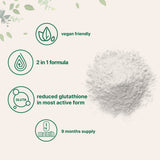 Micro Ingredients Glutathione Powder in a smoothie