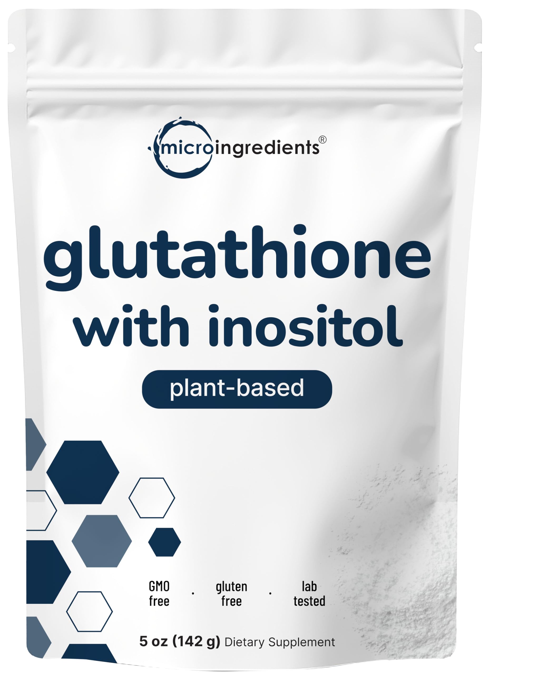 Micro Ingredients Glutathione Powder with Inositol 500mg front view