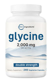 Micro Ingredients Glycine Veggie Capsules bottle front view