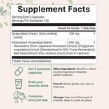 Micro Ingredients Grape Seed Extract bottle side view
