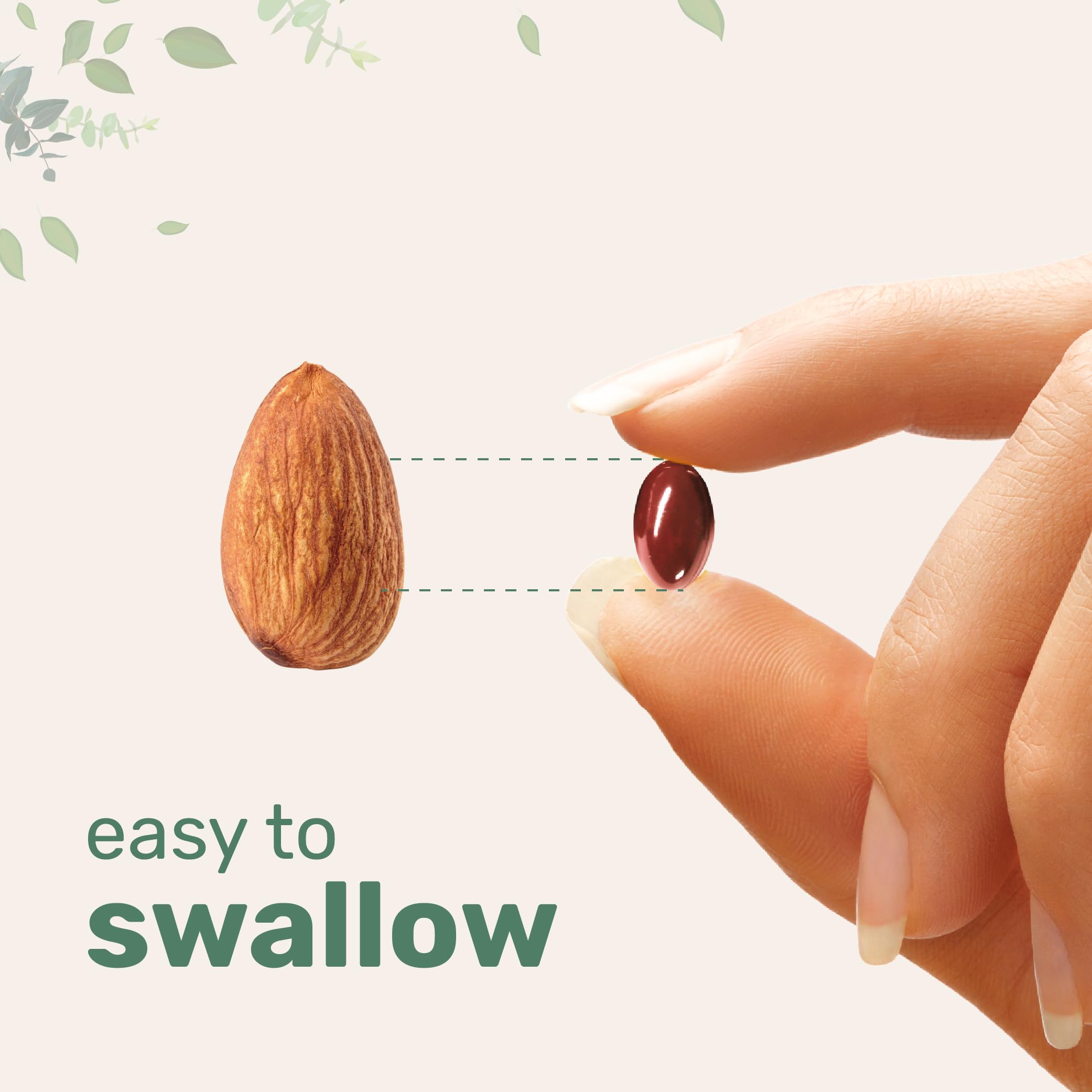 Micro Ingredients Hair, Skin & Nails Softgel Supplement close-up of softgel