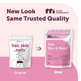 Micro Ingredients Hair, Skin & Nails Softgel Supplement with MCT oil ingredient