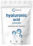 Micro Ingredients Hyaluronic Acid Powder 100g front view