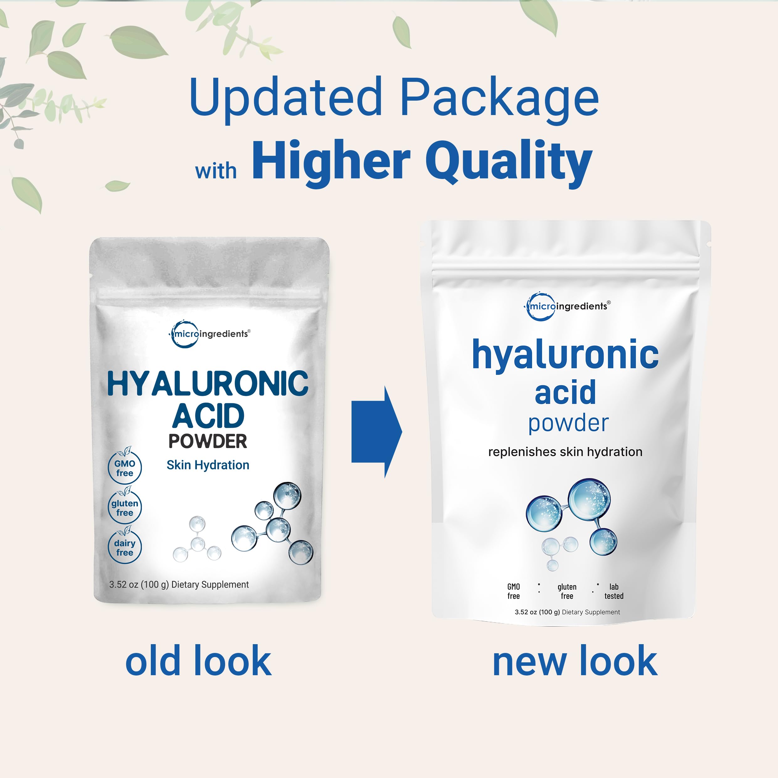 Micro Ingredients Hyaluronic Acid Powder scoop included