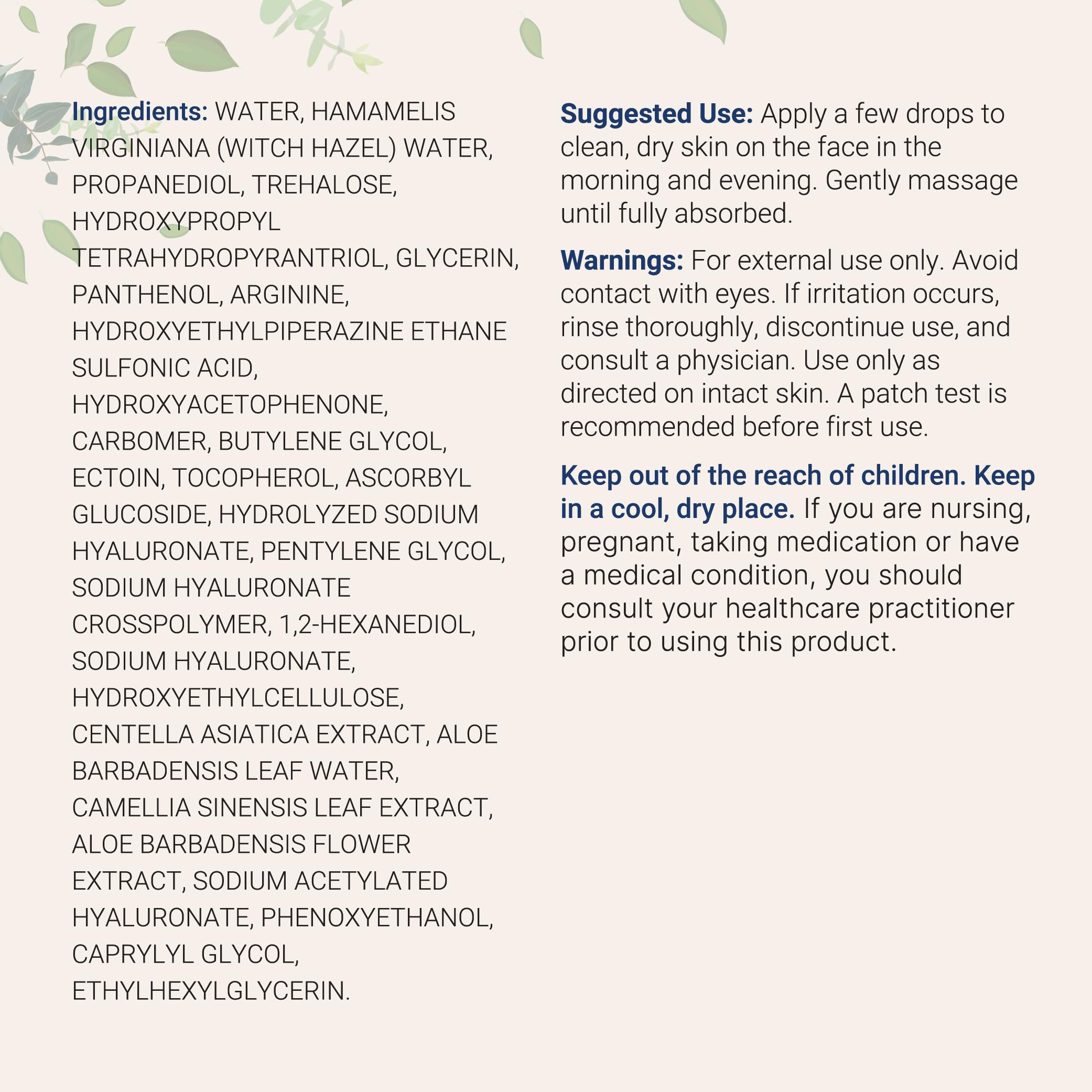 Micro Ingredients Hydrating HA Serum in a skincare routine