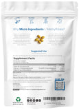 Micro Ingredients L-Methylfolate softgels side view showing softgel size