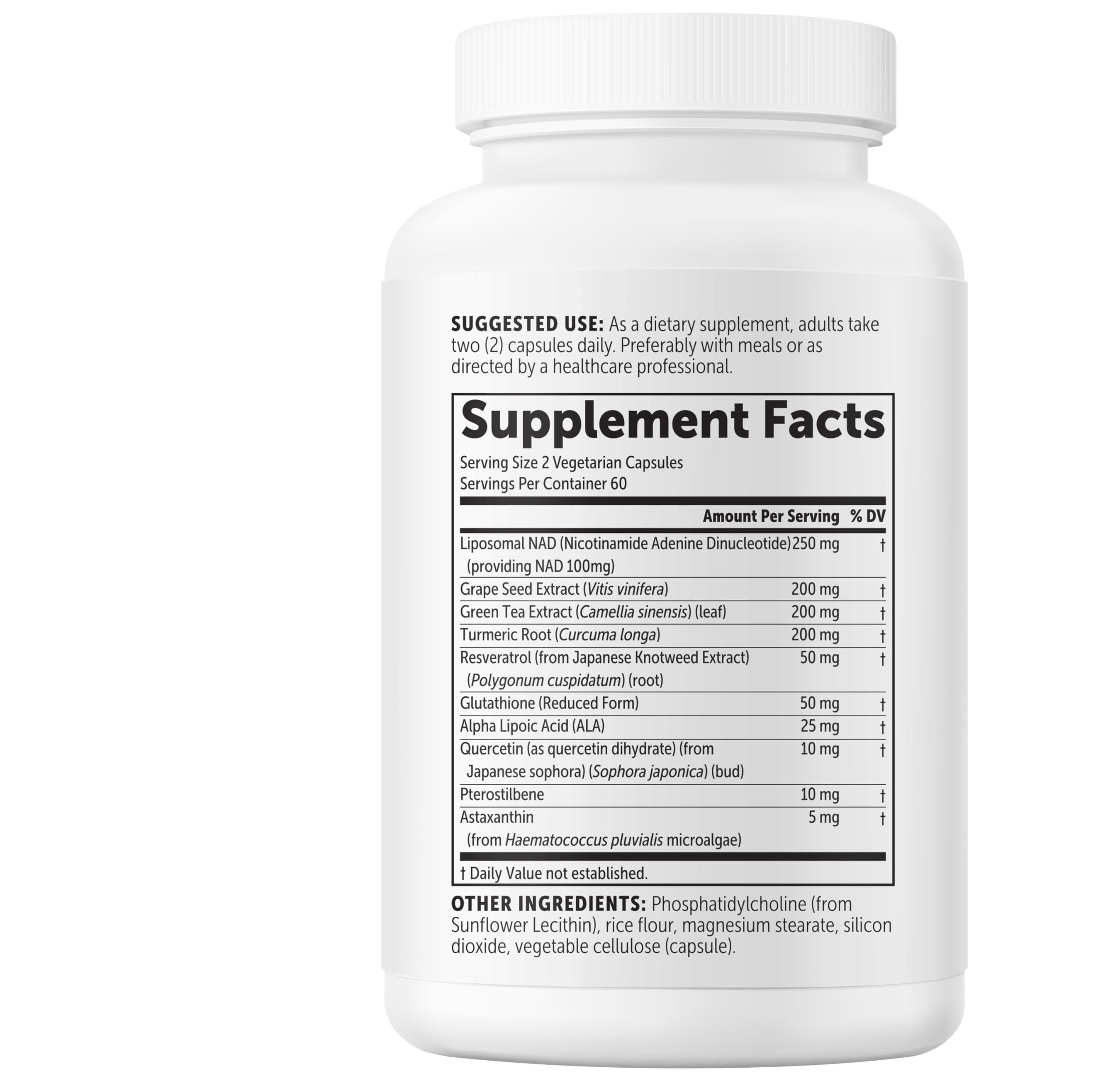 Micro Ingredients Liposomal NAD+ 10-in-1 Supplement with lifestyle background