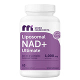 Micro Ingredients Liposomal NAD+ 10-in-1 vegetarian capsules front view