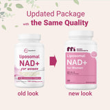 Micro Ingredients Liposomal NAD+ 12-in-1 Supplement capsules in hand