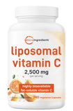 Micro Ingredients Liposomal Vitamin C 2500mg 240 veggie capsules front view