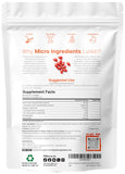 Micro Ingredients Lutein Softgels bottle side view