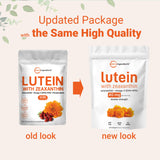Micro Ingredients Lutein Softgels with ingredients list