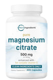 Micro Ingredients Magnesium Citrate Complex 500mg front view