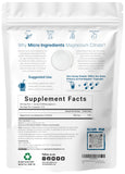 Micro Ingredients Magnesium Citrate Powder packaging side view