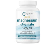 Micro Ingredients Magnesium Glycinate 1000mg bottle front view
