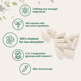 Micro Ingredients Magnesium Glycinate 1000mg capsules close-up